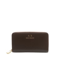 ARMANI EXCHANGE A|X  Cartera con cremallera chocolate caliente - Carteras Mujer - 1