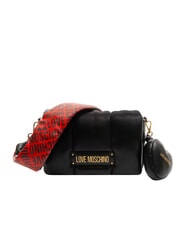 LOVE MOSCHINO PUFFY LOGO Bolso de hombro con bolsa de corazón - Bolsos Mujer