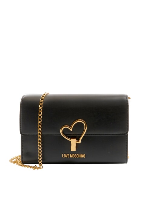 LOVE MOSCHINO SMART DAILY Bolso de mano con correa de cadena para el hombro negro - Bolsos Mujer