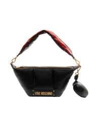 LOVE MOSCHINO PUFFY LOGO Bolso bandolera pequeño con forma de corazón - Bolsos Mujer