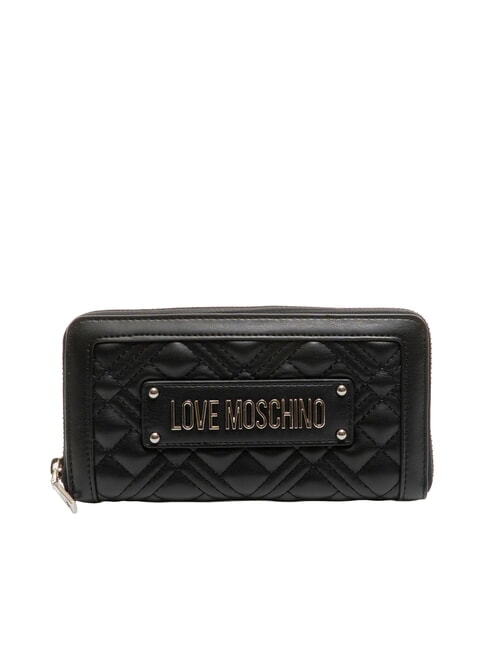 LOVE MOSCHINO QUILTED Cartera grande con cremallera po00bx - Carteras Mujer