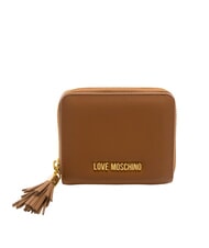LOVE MOSCHINO ESSENTIAL Cartera pequeña con borla y cremallera - Carteras Mujer