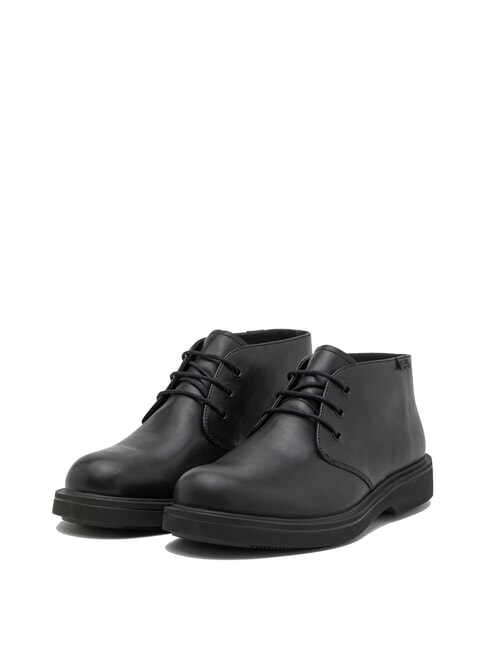 CAMPER NORMAN Botines de piel con cordones negro - Zapatos Hombre