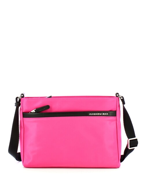 MANDARINA DUCK HUNTER Bolso bandolera de nailon rosa frambuesa - Bolsos Mujer