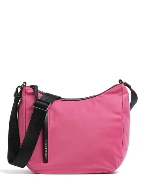 MANDARINA DUCK HUNTER Bolso hobo de nailon rosa frambuesa - Bolsos Mujer