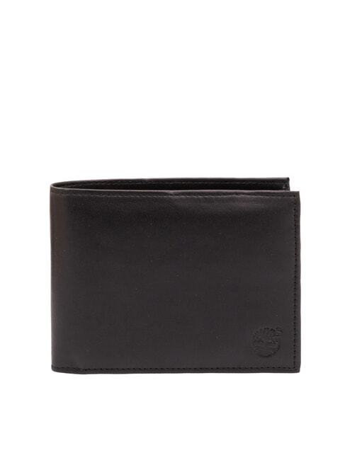 TIMBERLAND CLASSIC FLAP OVER Monedero de cuero negro - Carteras Hombre