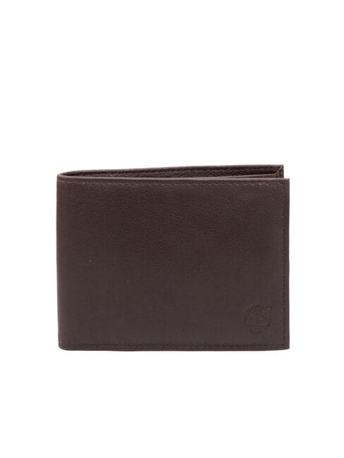 TIMBERLAND CLASSIC Monedero de cuero marrón oscuro - Carteras Hombre