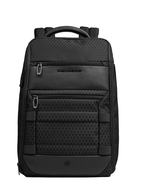 PIQUADRO HEXAGON Mochila 2 en 1, soporte para portátil de 15,6" negro - Mochilas para portátil
