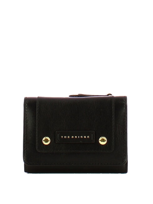 THE BRIDGE CECILIA Cartera de cuero Oro negro - Carteras Mujer