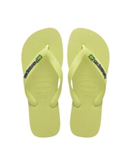 HAVAIANAS BRASIL LOGO Chanclas para hombre verde matcha - Zapatos unisex - 1