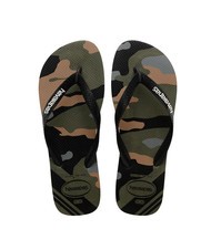 HAVAIANAS Chanclas TOP CAMU verde oliva/negro - Zapatos unisex - 1