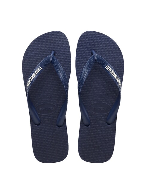 HAVAIANAS TOP RUBBER LOGO FILETE Chanclas navyblu - Zapatos Hombre