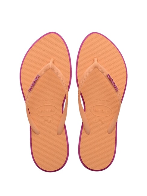 HAVAIANAS SLIM POINT Chanclas chicle de rosa - Zapatos Mujer