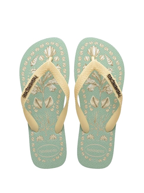 HAVAIANAS TOP TROPICALIA Chanclas costa verde - Zapatos Mujer