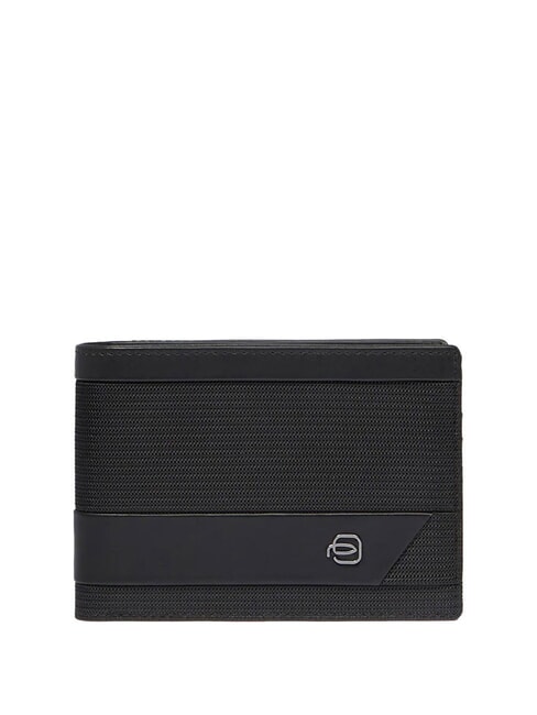 PIQUADRO LIKO Cartera con monedero negro - Carteras Hombre