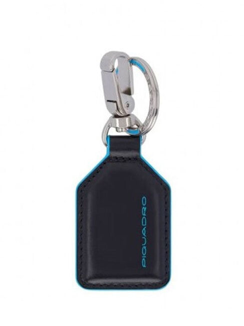 PIQUADRO BLUE SQUARE Llavero con mosquetón negro - Llaveros