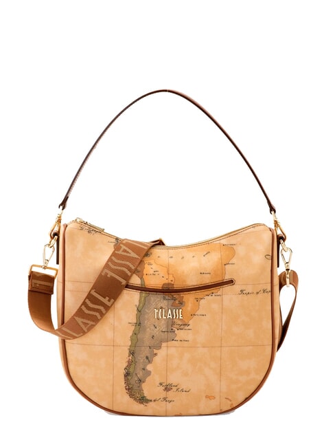 ALVIERO MARTINI PRIMA CLASSE GEO CLASSIC Bolso de hombro de media luna NATURAL - Bolsos Mujer