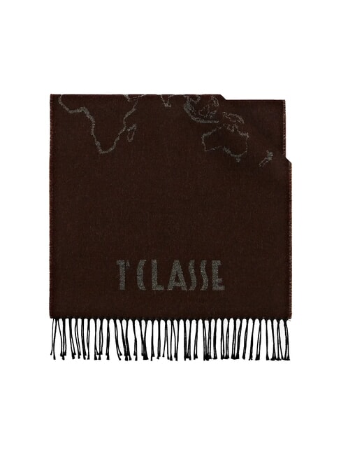 ALVIERO MARTINI PRIMA CLASSE GEO FILETTO Bufanda con flecos cacao - Bufandas