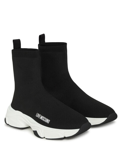 LOVE MOSCHINO STARDUST 60 Zapatillas de tela negro - Zapatos Mujer