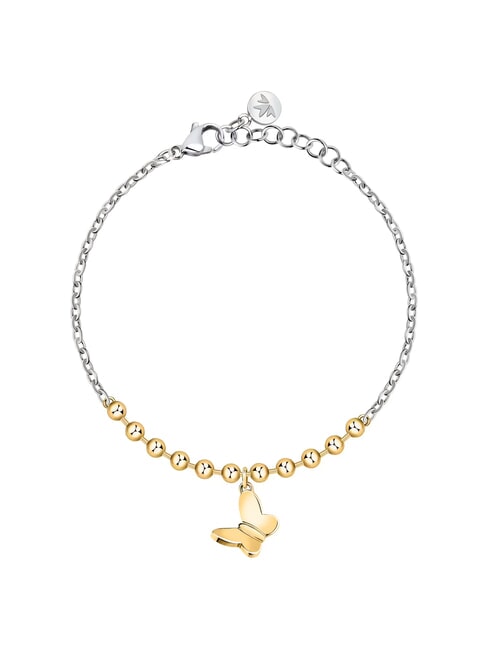 MORELLATO TALISMANI Pulsera con dije de mariposa Oro blanco - Pulseras