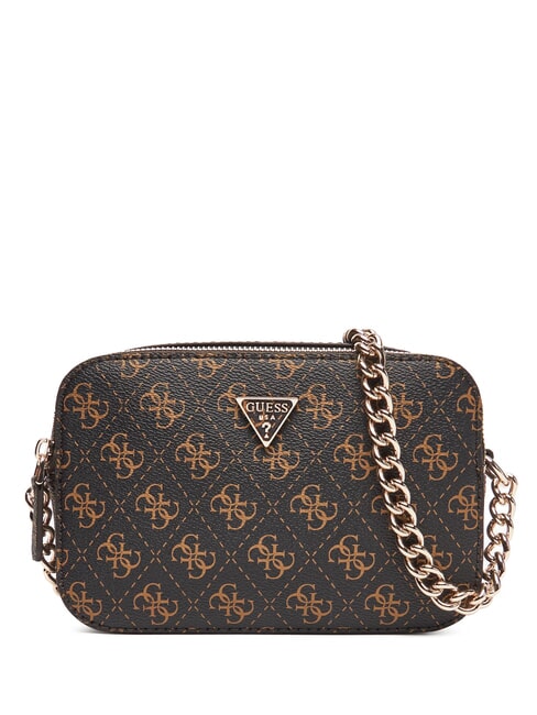 GUESS NOELLE 2 4G Mini bolso de hombro marrón - Bolsos Mujer