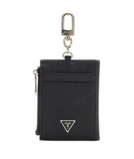 GUESS SAFFIANO Tarjetero con llavero - Carteras Mujer