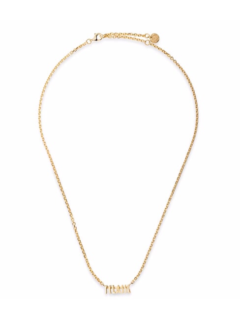 ALVIERO MARTINI PRIMA CLASSE MONTENAPO Collar de plata con logo oro - Collares