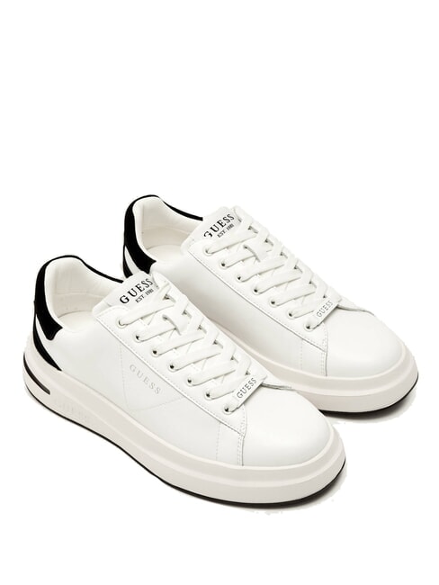 GUESS ELBA 4.5 blanco negro - Zapatos Hombre