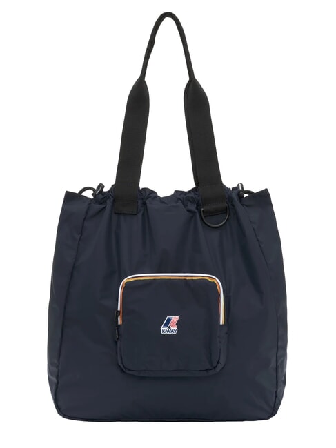 KWAY LE VRAI 4.0 VICTORINE Bolso de compras plegable para el hombro profundidad azul - Bolsos Mujer