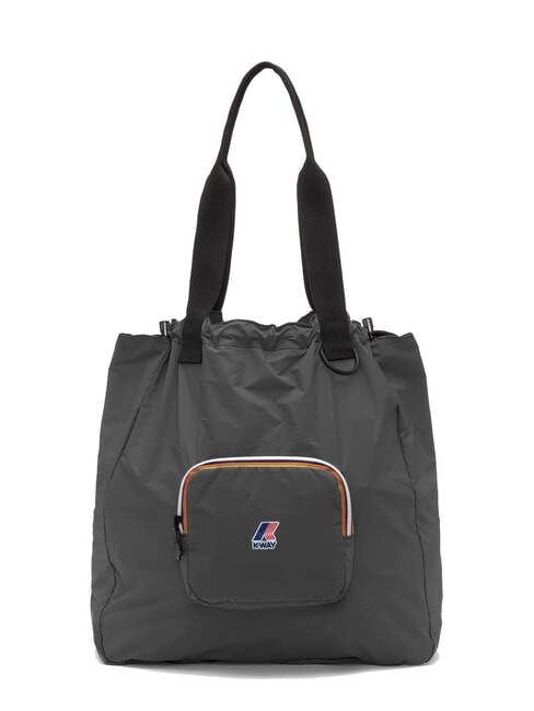 KWAY LE VRAI 4.0 VICTORINE Bolso de compras plegable para el hombro sombra gris dk - Bolsos Mujer