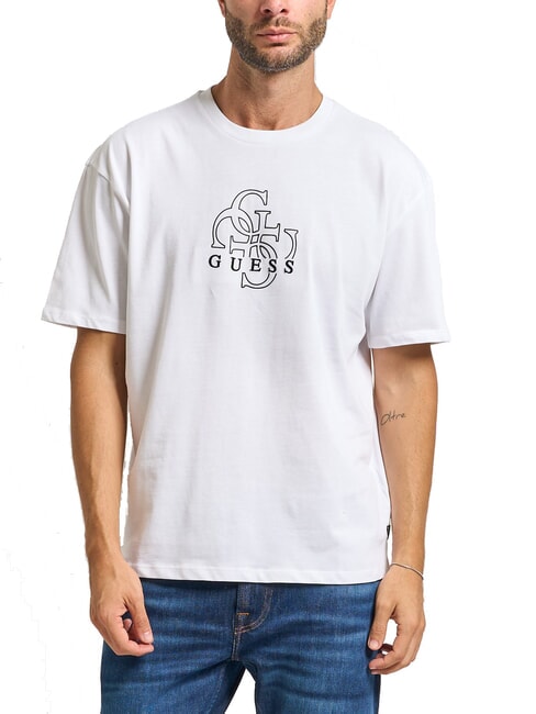 GUESS BASIC Camiseta de algodón purwhite - camiseta