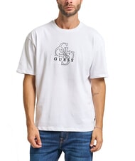 GUESS BASIC Camiseta de algod&oacute;n purwhite - camiseta - 1