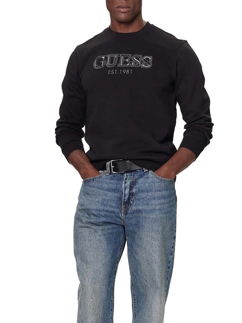 GUESS BASIC Sudadera de cuello redondo jetbla - Sudaderas