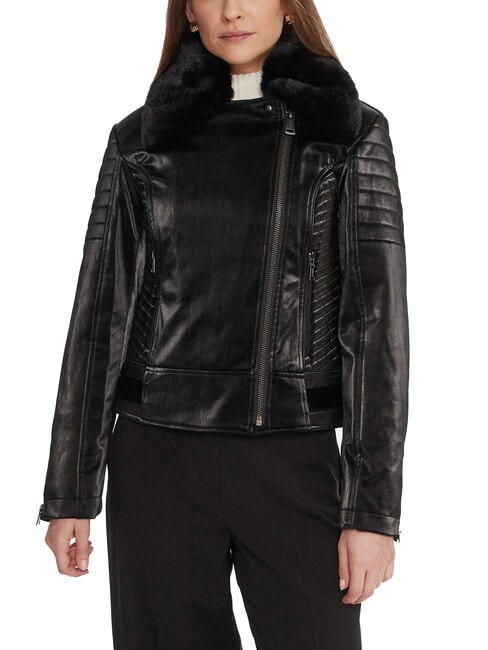 GUESS DARCEY Chaqueta de motociclista jetbla - Chaquetas de mujer