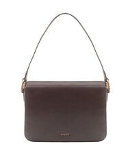 BIASIA NOVEAU Bolso de hombro de piel con solapa ciruela pasa - Bolsos Mujer - 1