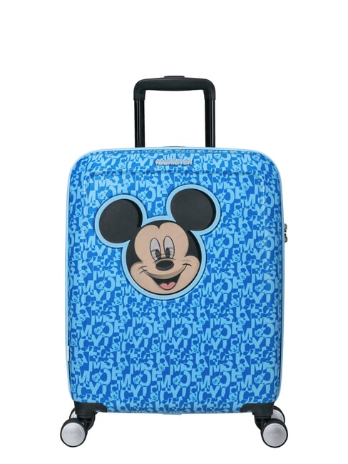 AMERICAN TOURISTER FUNLIGHT DISNEY Equipaje de mano con ruedas Mickey lenticular azul - Equipaje de mano