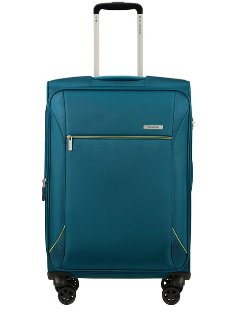 SAMSONITE BASE BREEZE Carro mediano petrolblue - Trolley Semirrígidos