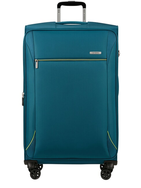 SAMSONITE BASE BREEZE Carro grande y expandible petrolblue - Trolley Semirrígidos