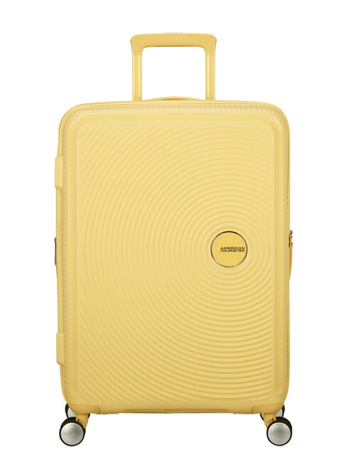 AMERICAN TOURISTER SOUNDBOX SPINNER Carro mediano, expandible amarillo pastel - Trolley Rígidos