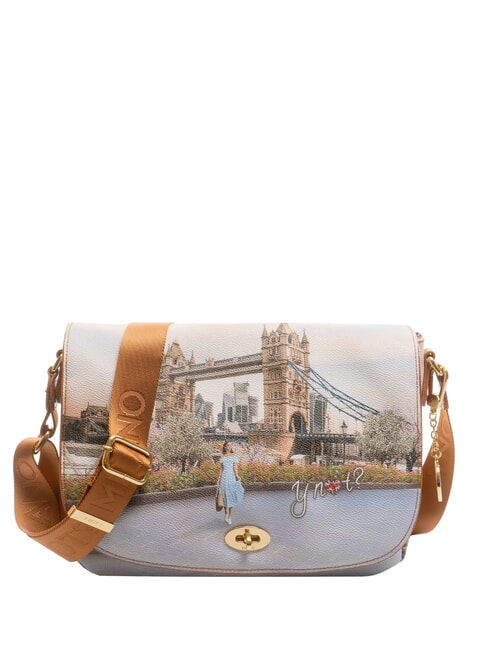 YNOT YESBAG Bolso de hombro con solapa Londres Kate - Bolsos Mujer