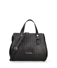 BRACCIALINI ZOE CROCO Bolso de piel estampado - Bolsos Mujer