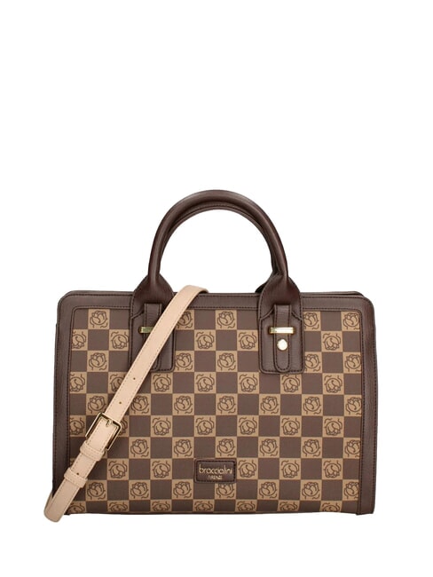 BRACCIALINI MONORANGE Bolso de mano con bandolera marrón - Bolsos Mujer