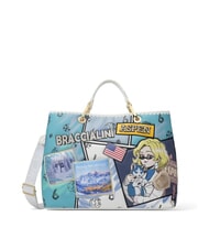 BRACCIALINI CARTOLINE Bolso de mano con bandolera - Bolsos Mujer