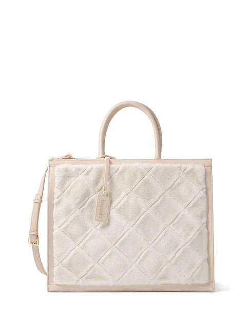 BRACCIALINI ICONS Bolso de mano con bandolera beige - Bolsos Mujer
