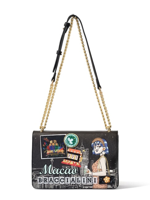 BRACCIALINI CARTOLINE Bolso de hombro convertible MACAO multi - Bolsos Mujer