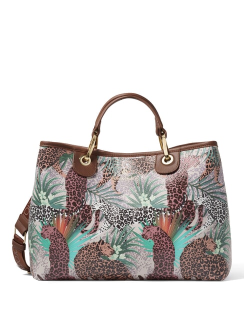 BRACCIALINI BETH SPECIAL Bolso grande con clutch selva - Bolsos Mujer