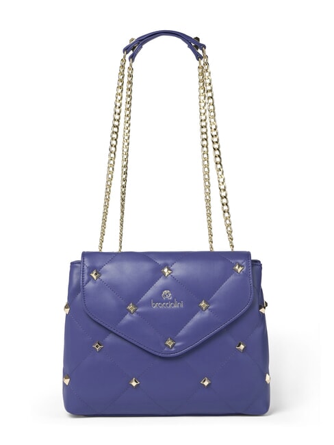 BRACCIALINI QUILT Bolso de hombro convertible azul - Bolsos Mujer