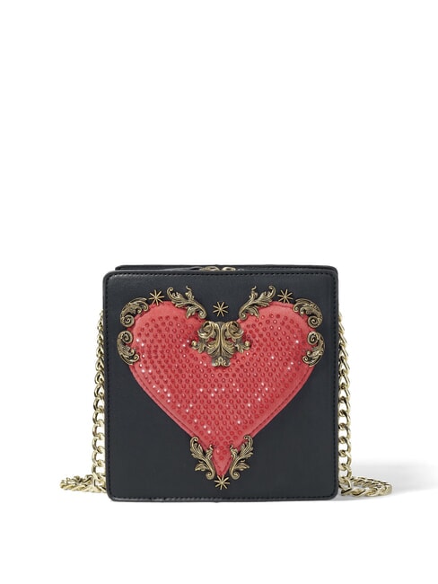 BRACCIALINI SHAPE Micro bolso con corazón y pedrería multi - Bolsos Mujer