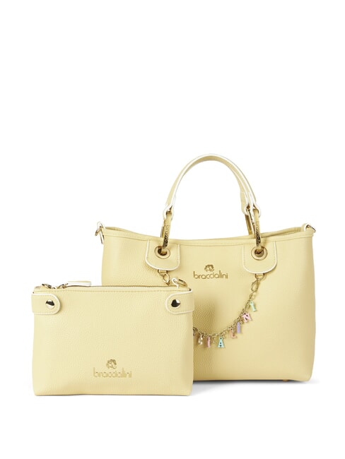 BRACCIALINI BETH Bolso mediano con bolsa extraíble amarillo - Bolsos Mujer