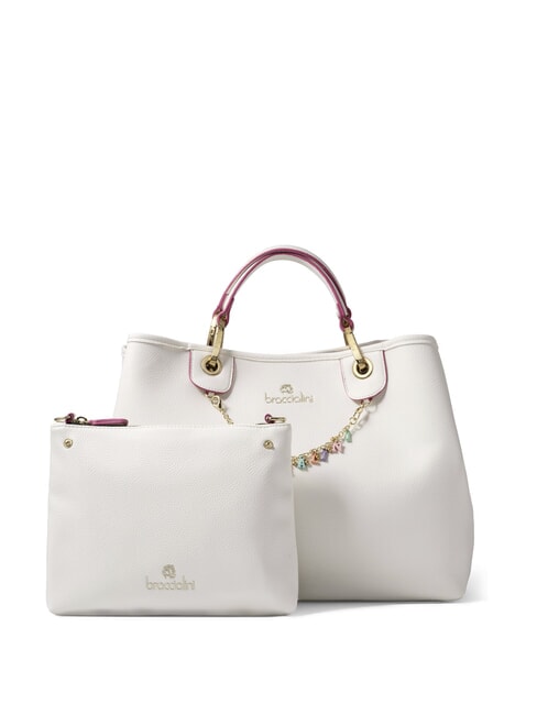 BRACCIALINI BETH Bolso de mano con bolsa extraíble blanco - Bolsos Mujer